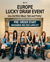 [PRE-ORDER] IZNA - NOT JUST PRETTY izna + EUROPE LUCKY DRAW EVENT)