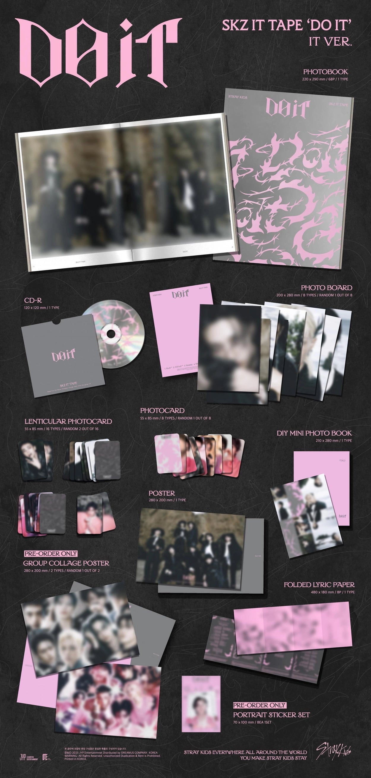 [PRE ORDER] STRAY KIDS - DO IT (IT VER.)