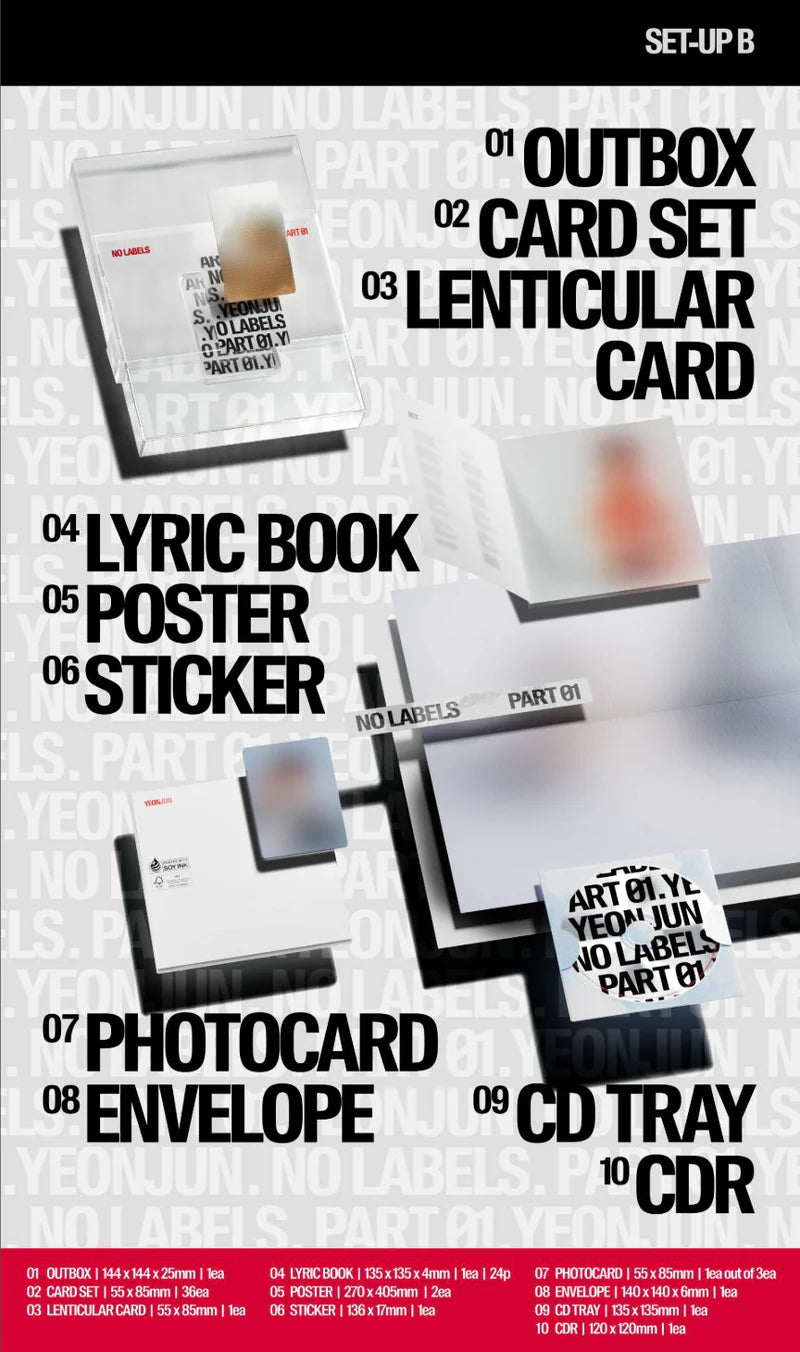 [PRE-ORDER] YEONJUN - NO LABELS: PART 01 + WEVERSE GIFT