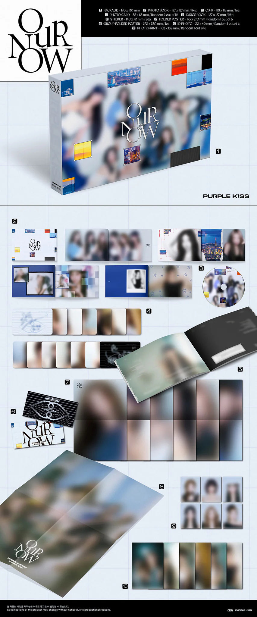 [SIGNED] PURPLE KISS - OUR NOW (WITH SPECIAL PHOTOCARD)