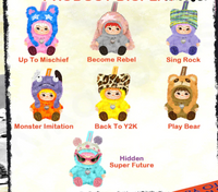 WAKUKU Fuzzy Trendy Fun Party Series