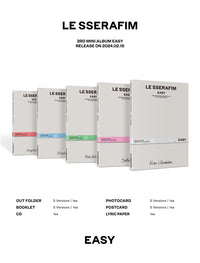 LE SSERAFIM - EASY (3RD MINI ALBUM) COMPACT VER.
