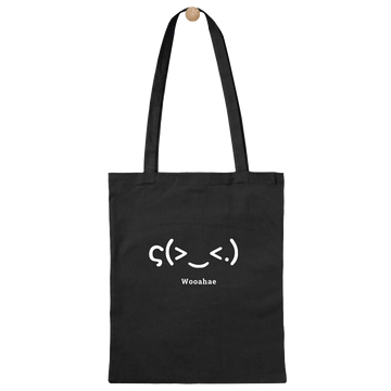 Fan made tote bag with Wooahae - Ajunice print - SEVENTEEN