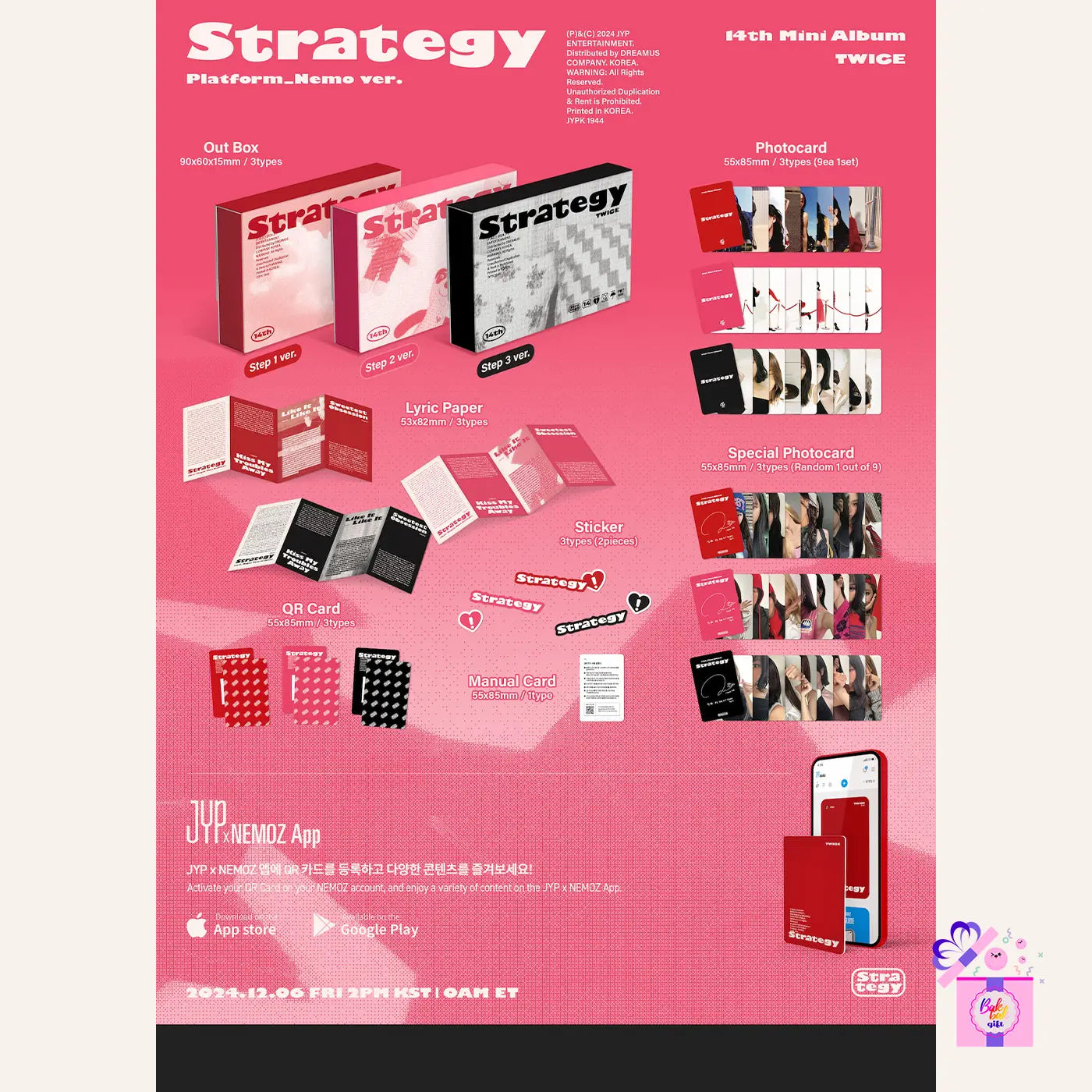 TWICE | 14th Mini Album | STRATEGY (Standard ver.) (Preorder)