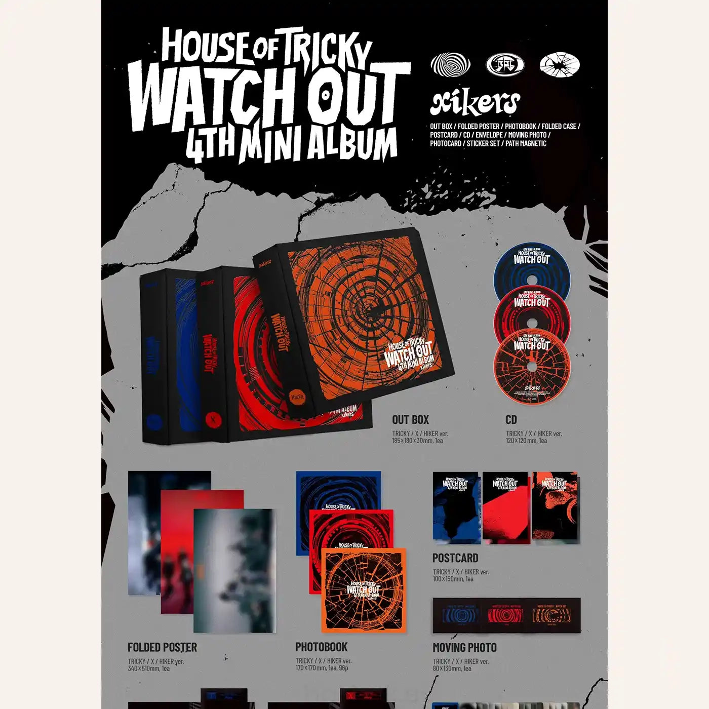 xikers – HOUSE OF TRICKY : WATCH OUT [4th Mini Album]