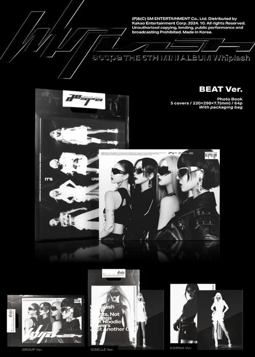 AESPA - 5TH MINI ALBUM [WHIPLASH] (BEAT VER.)