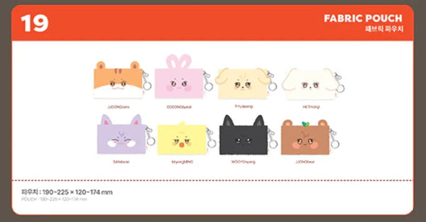 ATEEZ - ANITEEZ IN TREASURE BUCKET HAT KEYRING
