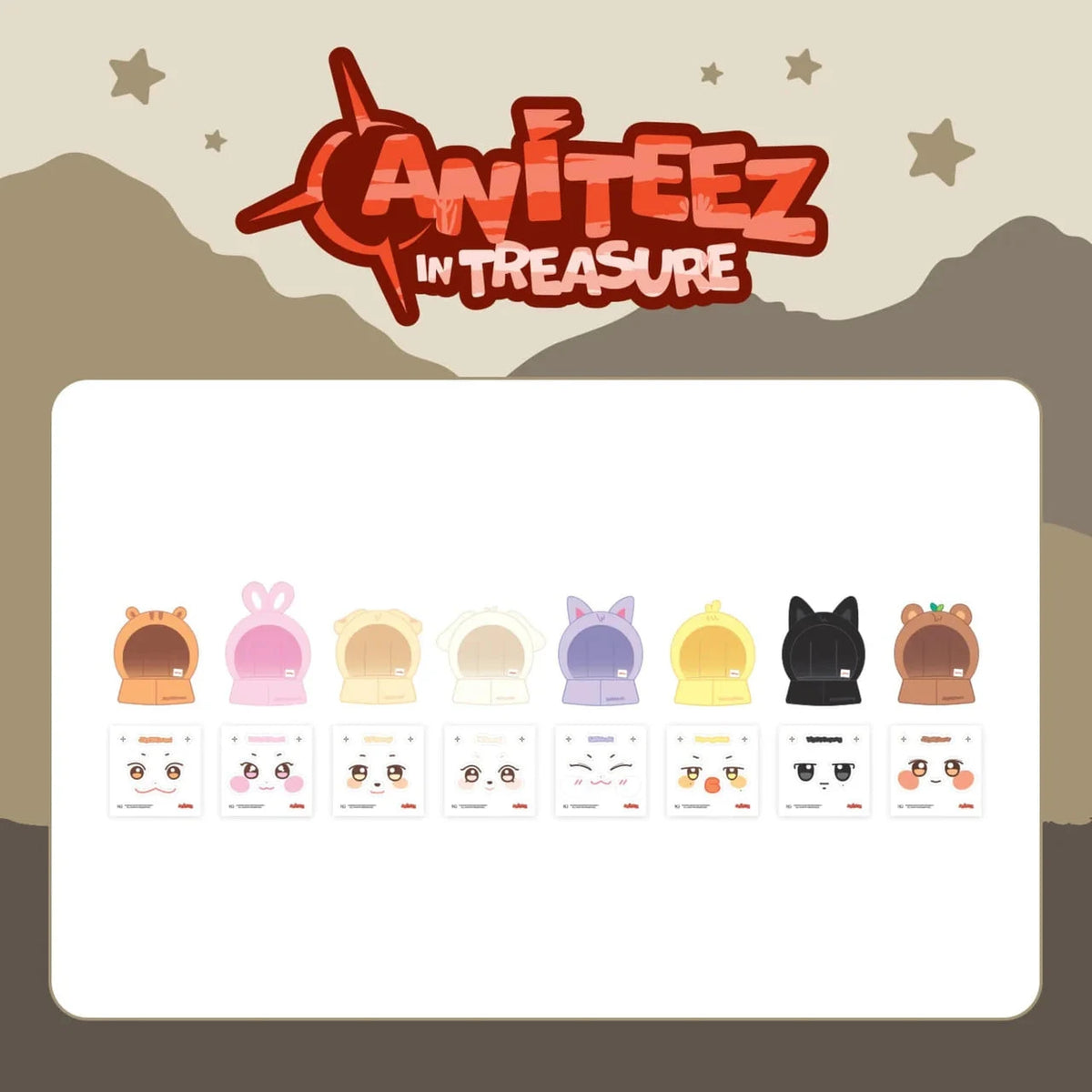 ATEEZ - ANITEEZ IN TREASURE PLUSH KEYRING – KeaPOP