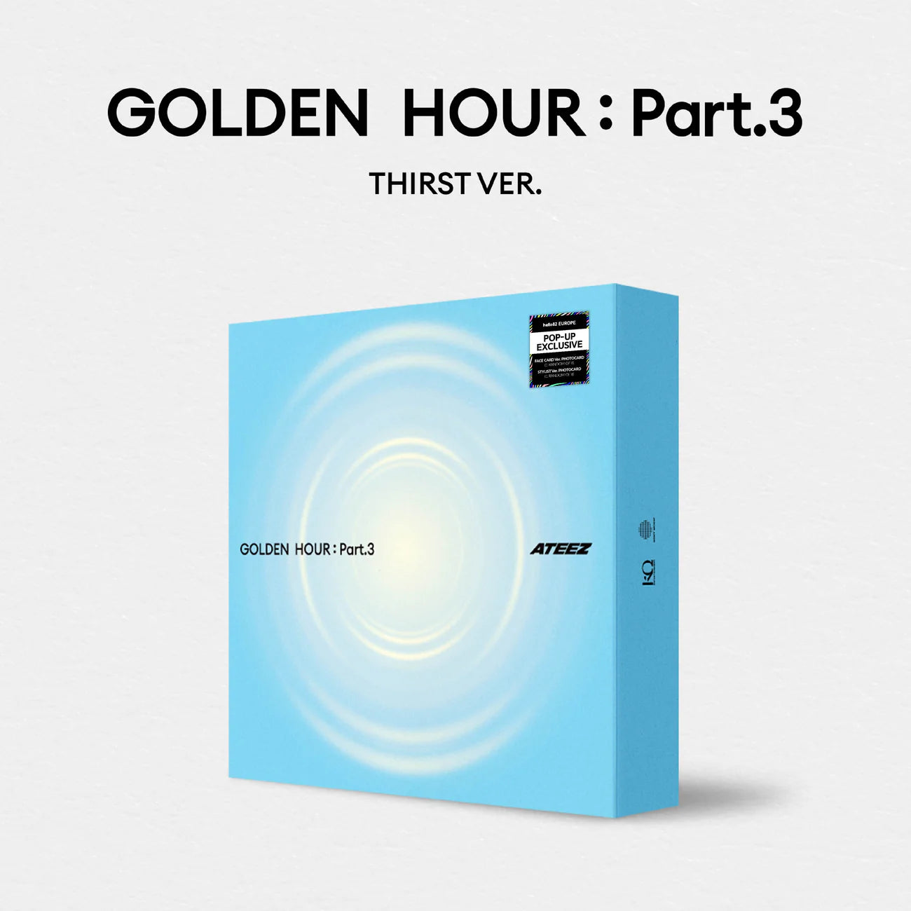 PRE-ORDER | ATEEZ - 12th Mini Album GOLDEN HOUR : Part.3