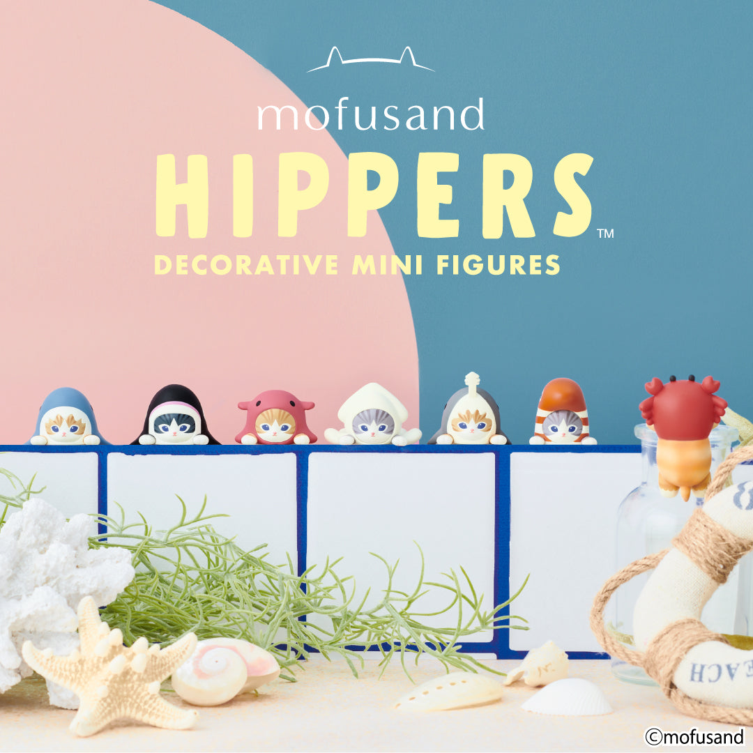 Mofusand HIPPERS mini figures