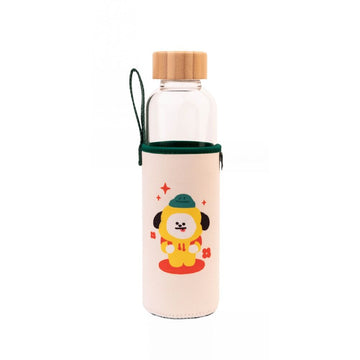 (PRE-ORDER) BT21 Chimmy glass bottle 500ml