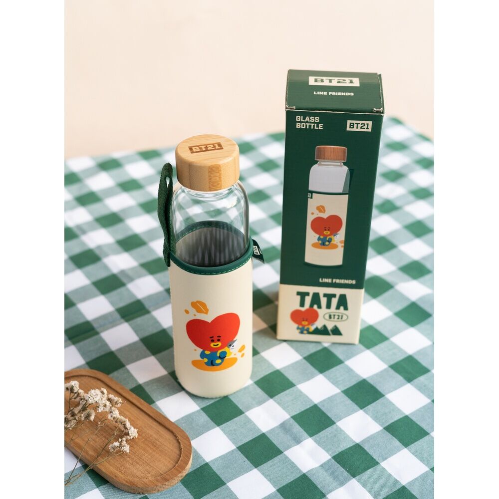 (PRE-ORDER) BT21 Tata glass bottle 500ml