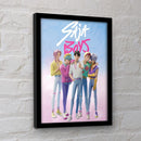 KPOP DEMON HUNTERS SAJA BOY FRAMED PRINT
