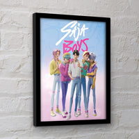 KPOP DEMON HUNTERS SAJA BOY FRAMED PRINT