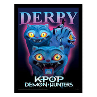 KPOP DEMON HUNTERS DERPY FRAMED PRINT