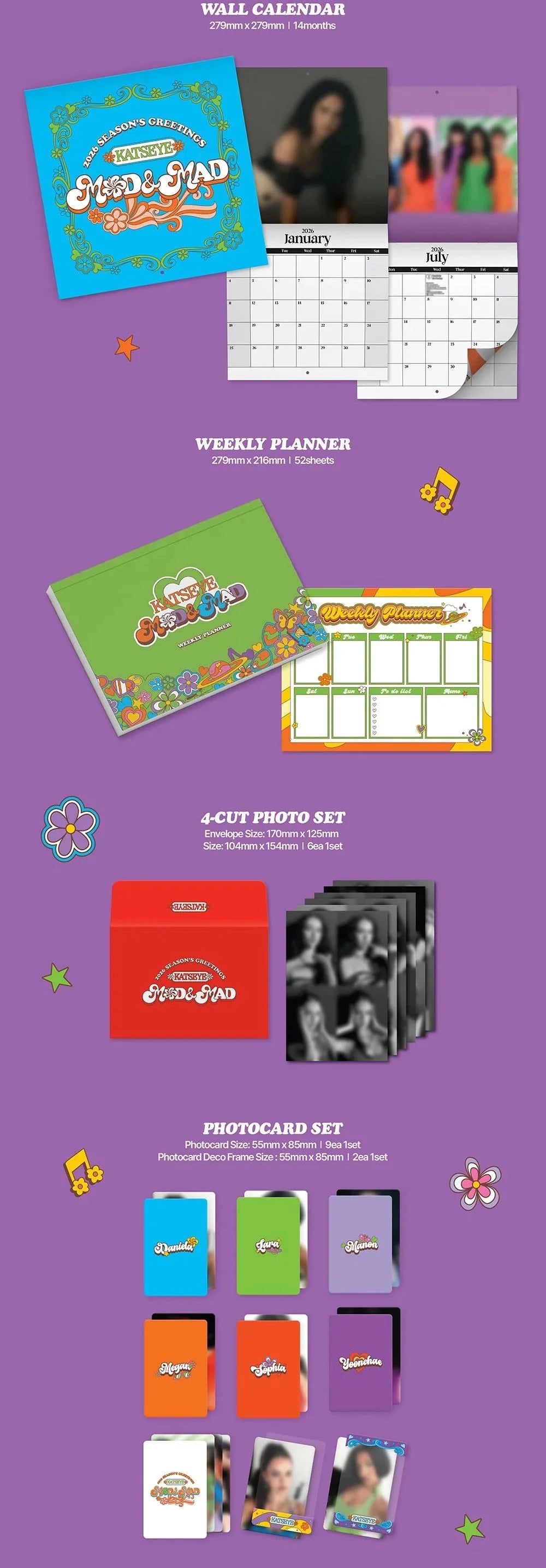 [PRE-ORDER] KATSEYE - 2026 SEASON'S GREETINGS