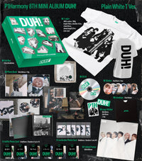 P1HARMONY - DUH! album (PLAIN WHITE T VER.)