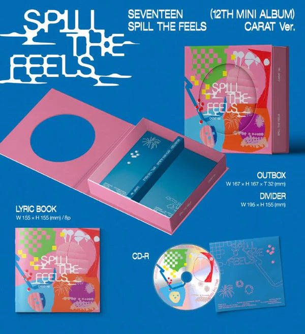 Seventeen - 12th Mini Album 'Spill The Feels' Carat Ver.