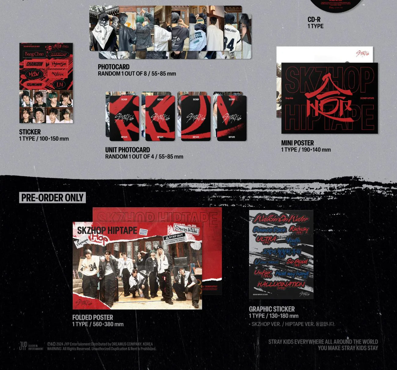 STRAY KIDS - SKZHOP HIPTAPE '合 (HOP)' (SKZHOP ver.)