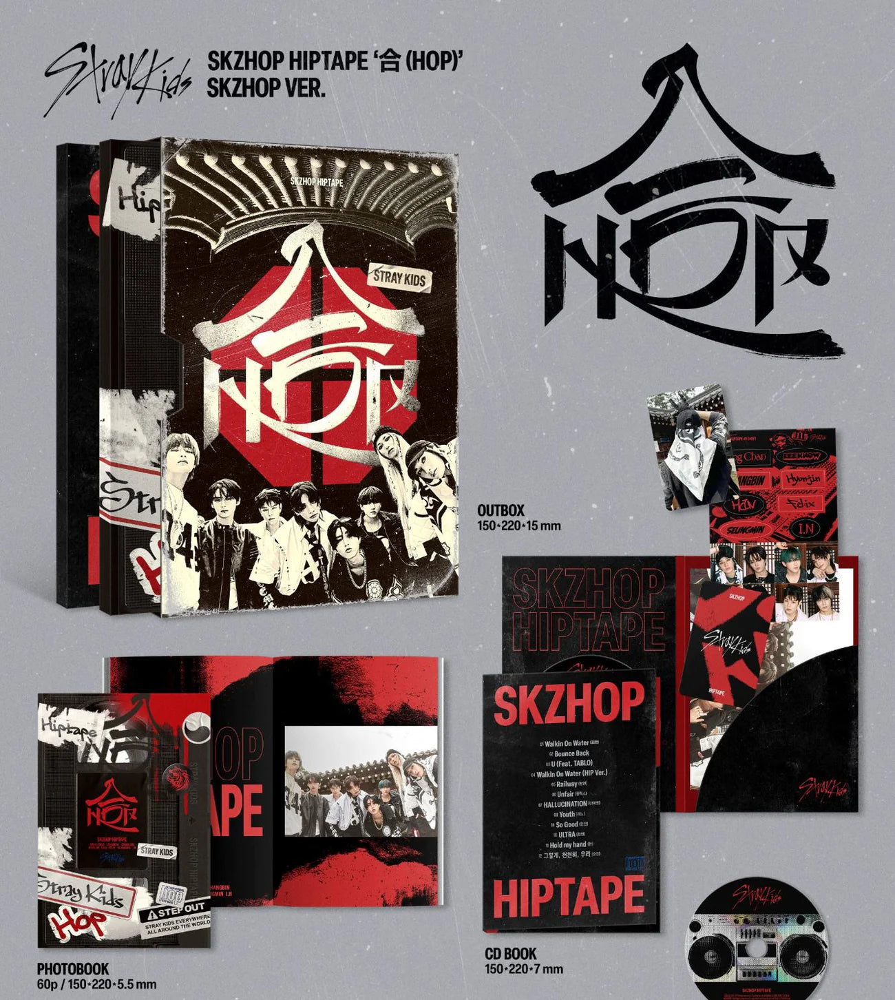 STRAY KIDS - SKZHOP HIPTAPE '合 (HOP)' (SKZHOP ver.)