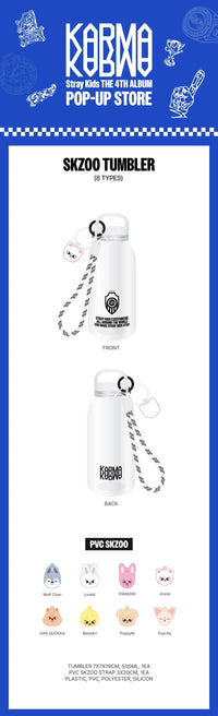 STRAY KIDS - SKZOO Tumbler - KARMA POP UP STORE OFFICIAL MD 2