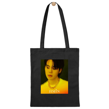 Fan made Tote bag with yellow print - JIMIN