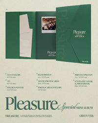 TREASURE - PLEASURE (YELLOW VER. / GREEN VER.)
